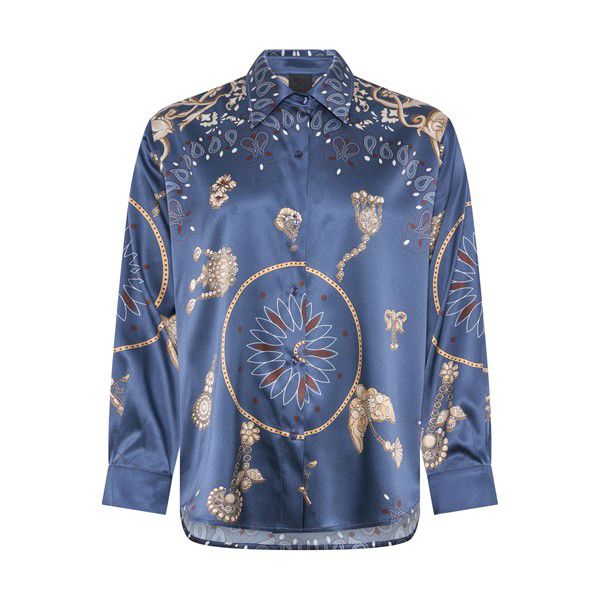 OLINE PRINTED BLOUSE
