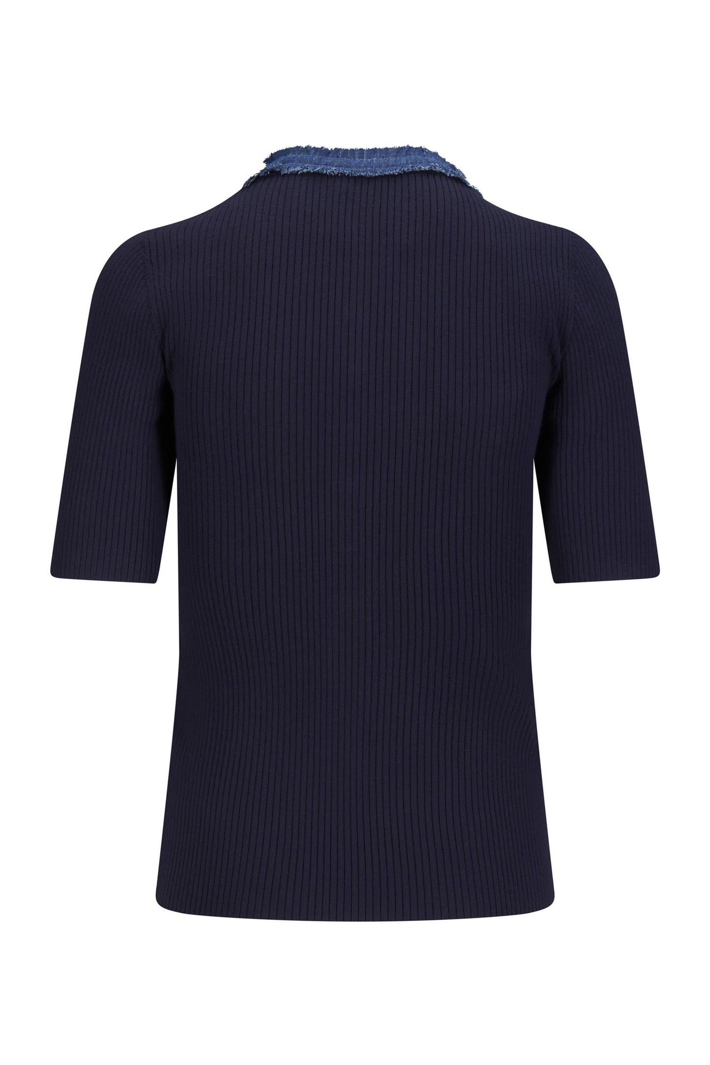 Malibu pullover kort erm blå