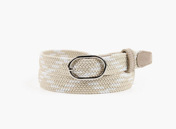 Nora flettet strikkebelte 95 cm multi