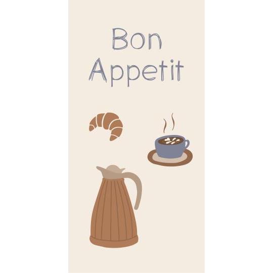 Serviett Bon appetit