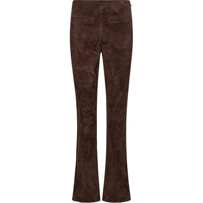 Ava Dep flare semsket skinn