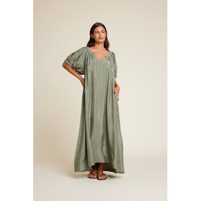 Britt viscose army dress