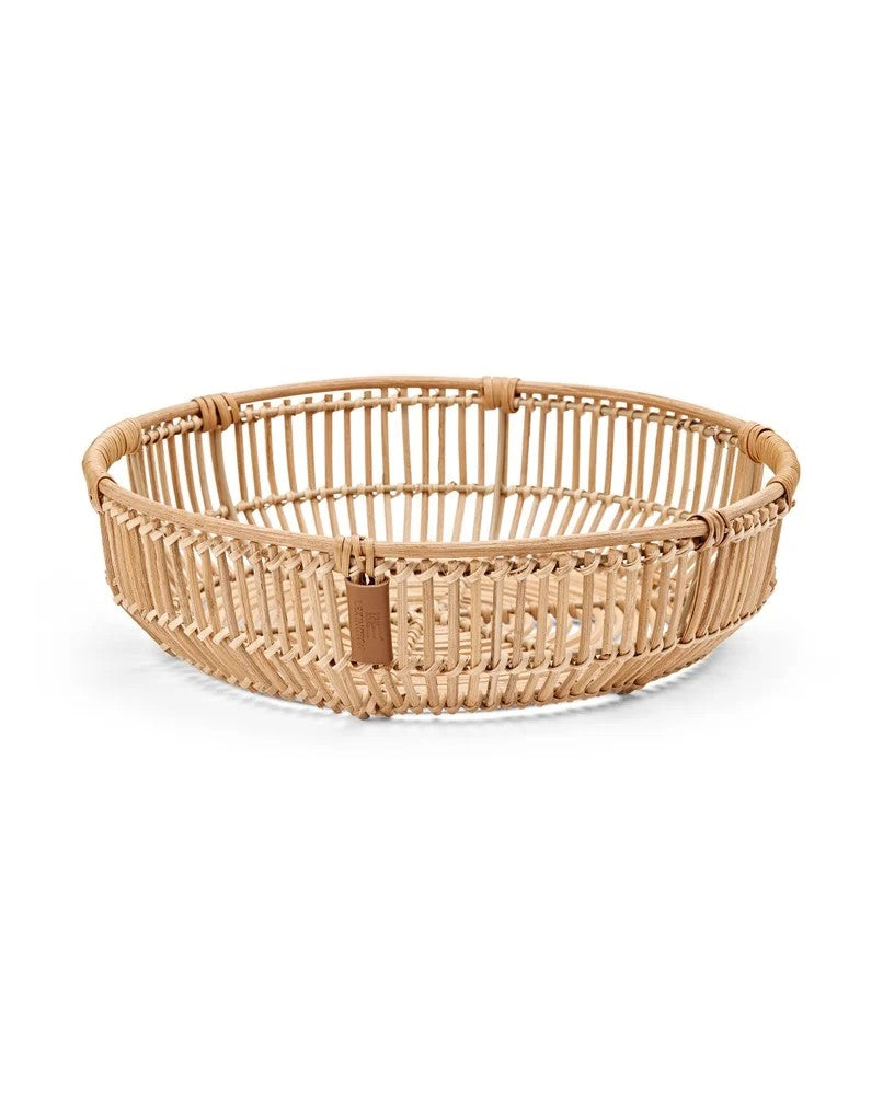 Rattan tray L