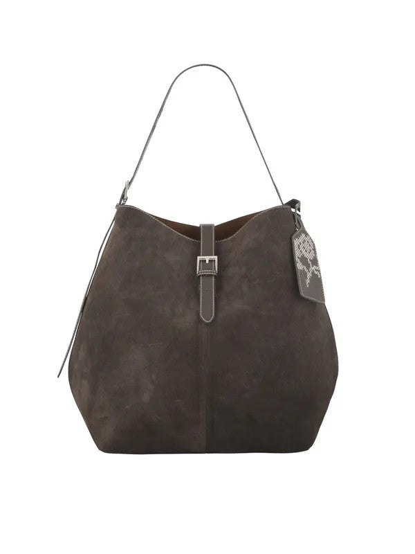 Suede Leah Bag
