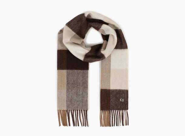 Montecristo multi farget skjerf bruntoner