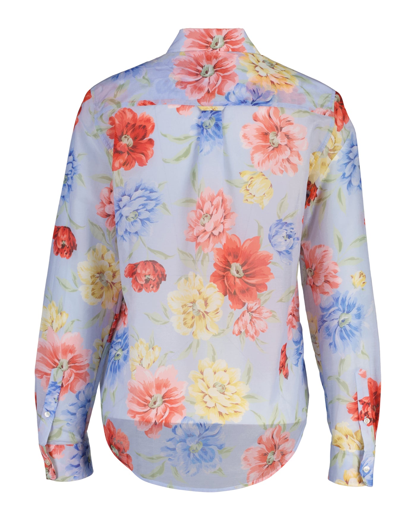 REG FLORAL PRINT CTN SILK LS SHIRT