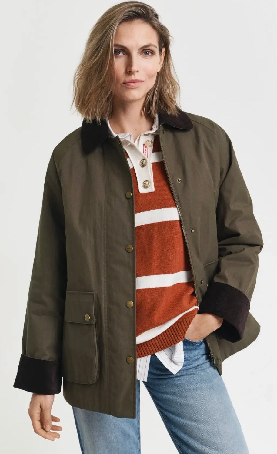 WAXED COTTON BARN JACKET