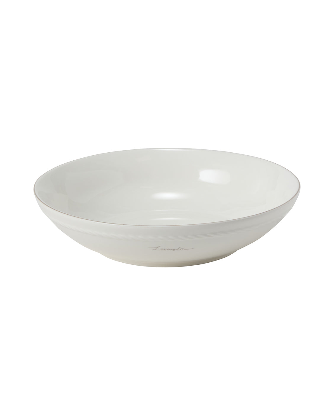 Lexington porselen medium skål, hvit/beige