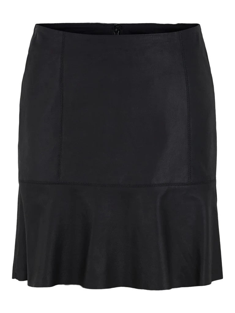 Yascolly naplon leather skirt