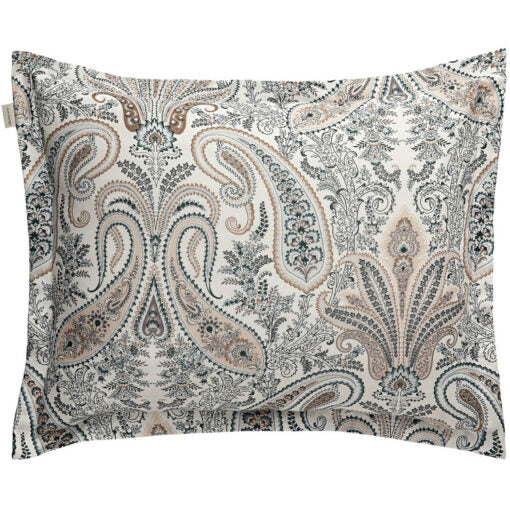 Key wast paisley pillow case tartan green