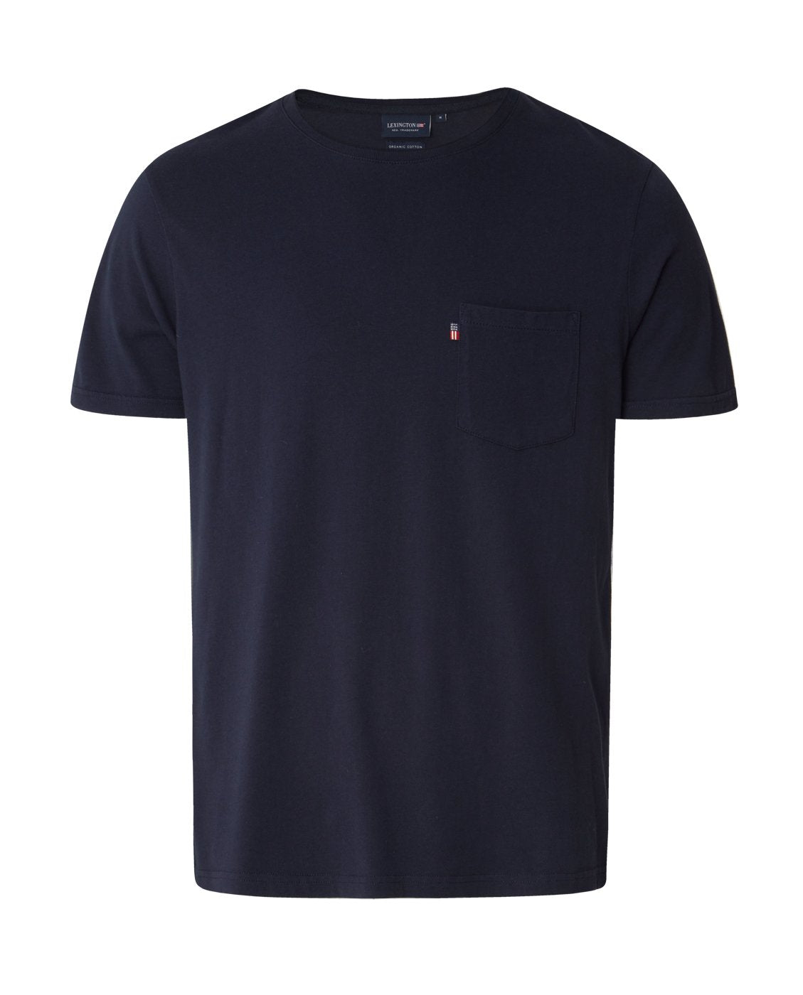 Travis Organic Cotton Tee, Dark Blue