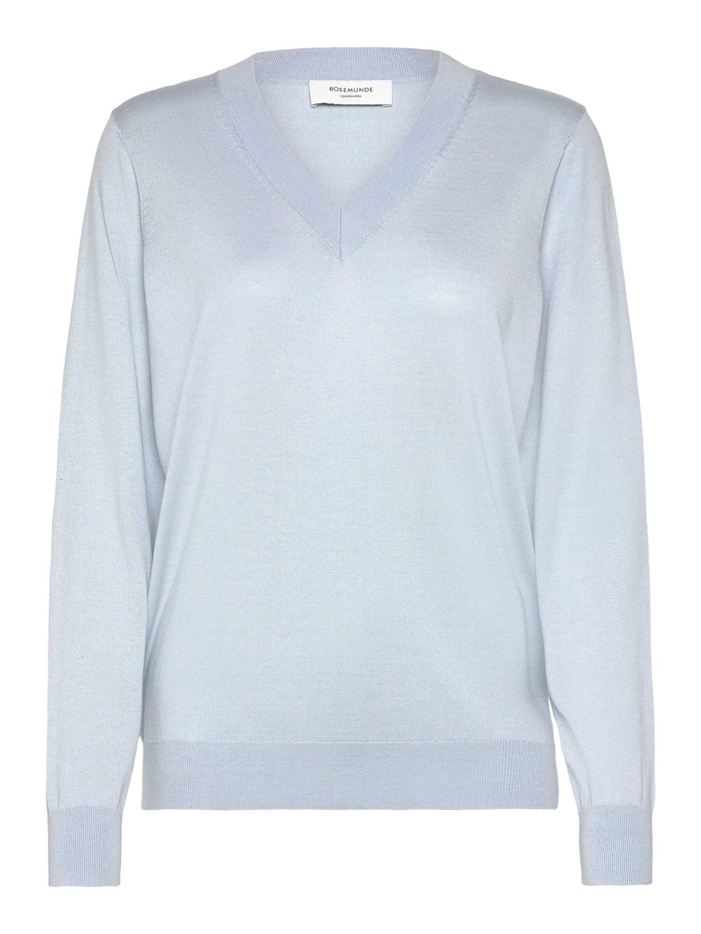 RWCapri Silk LS V-neck Pullover
