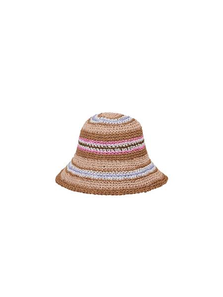 Striped Saverina Straw Hat