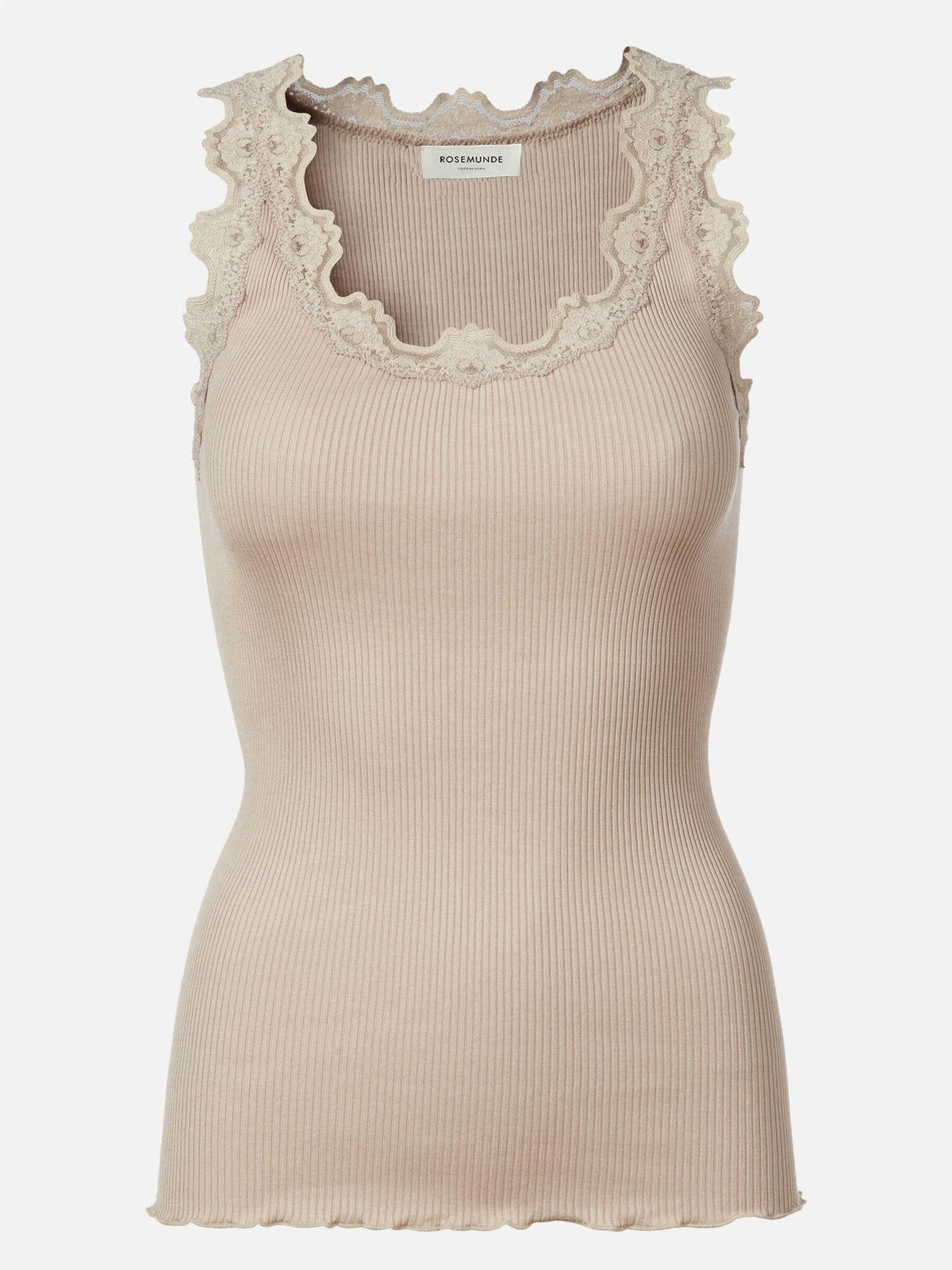 RWBabette Silk SL U-neck Lace Top