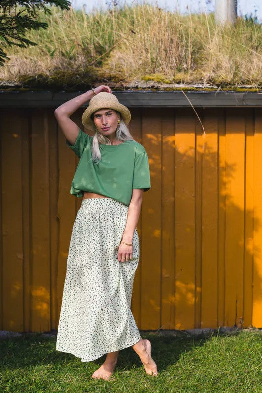 Astrid HW Skirt Eng Ivy Flower