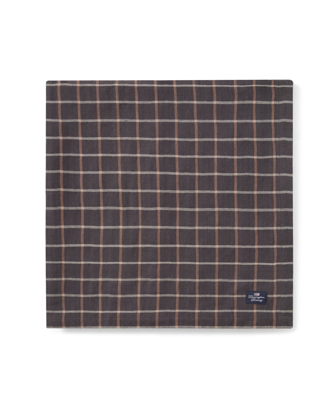 Rutet Duk, Bomull/Lin 150x350