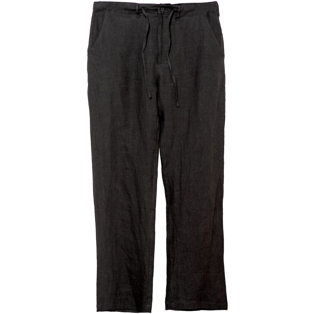 Men`s linen pants black