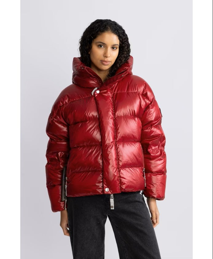 Erika Deep red dunjakke