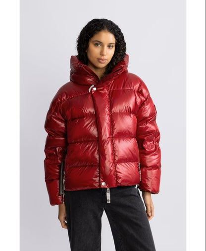 Erika Deep red dunjakke