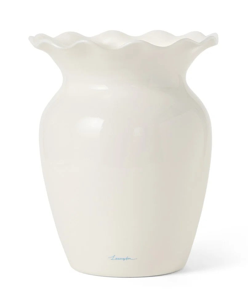 Stoneware Wavy Vase
