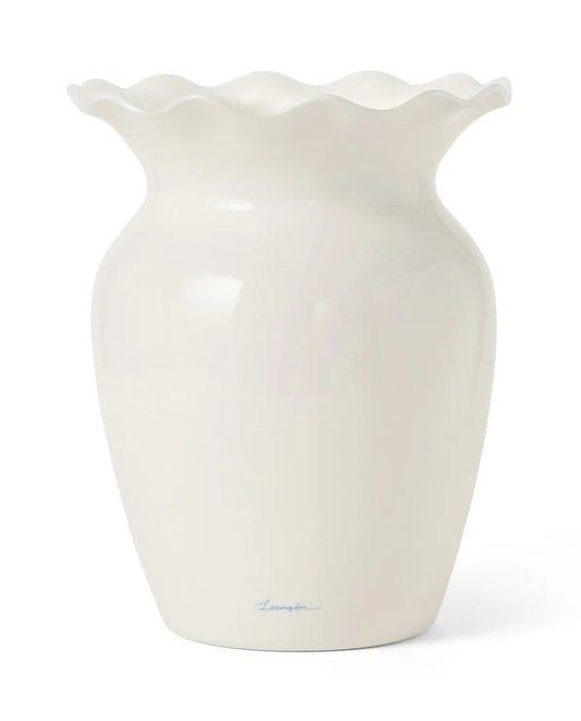 Stoneware Wavy Vase