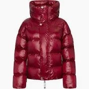 Erika Deep red dunjakke