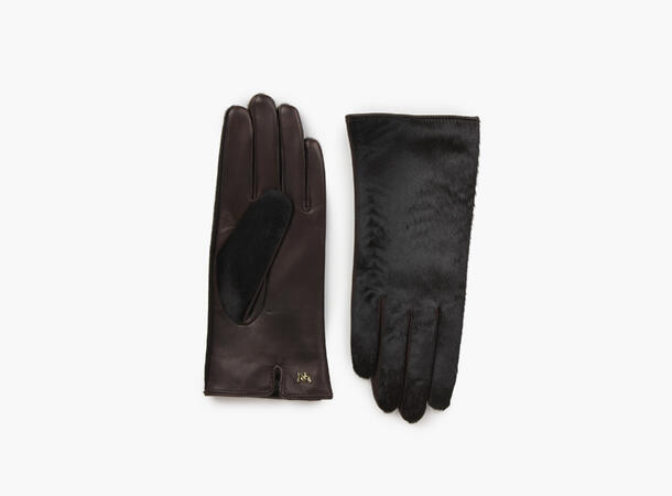 Karina Ponyhair Leather Gloves