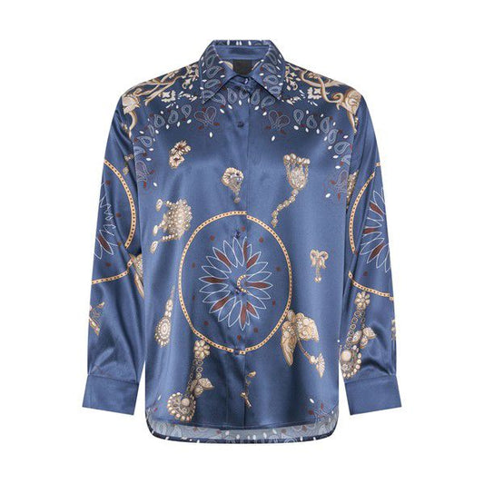 OLINE PRINTED BLOUSE