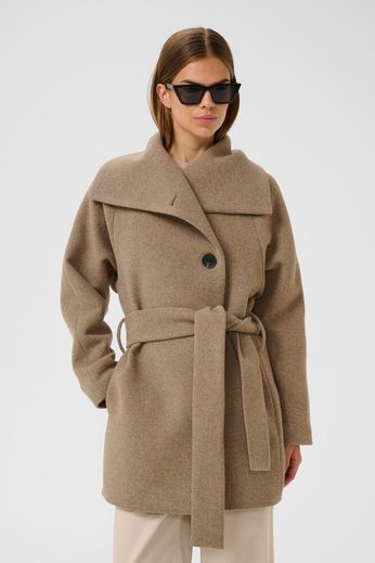YunahIW Collar Coat