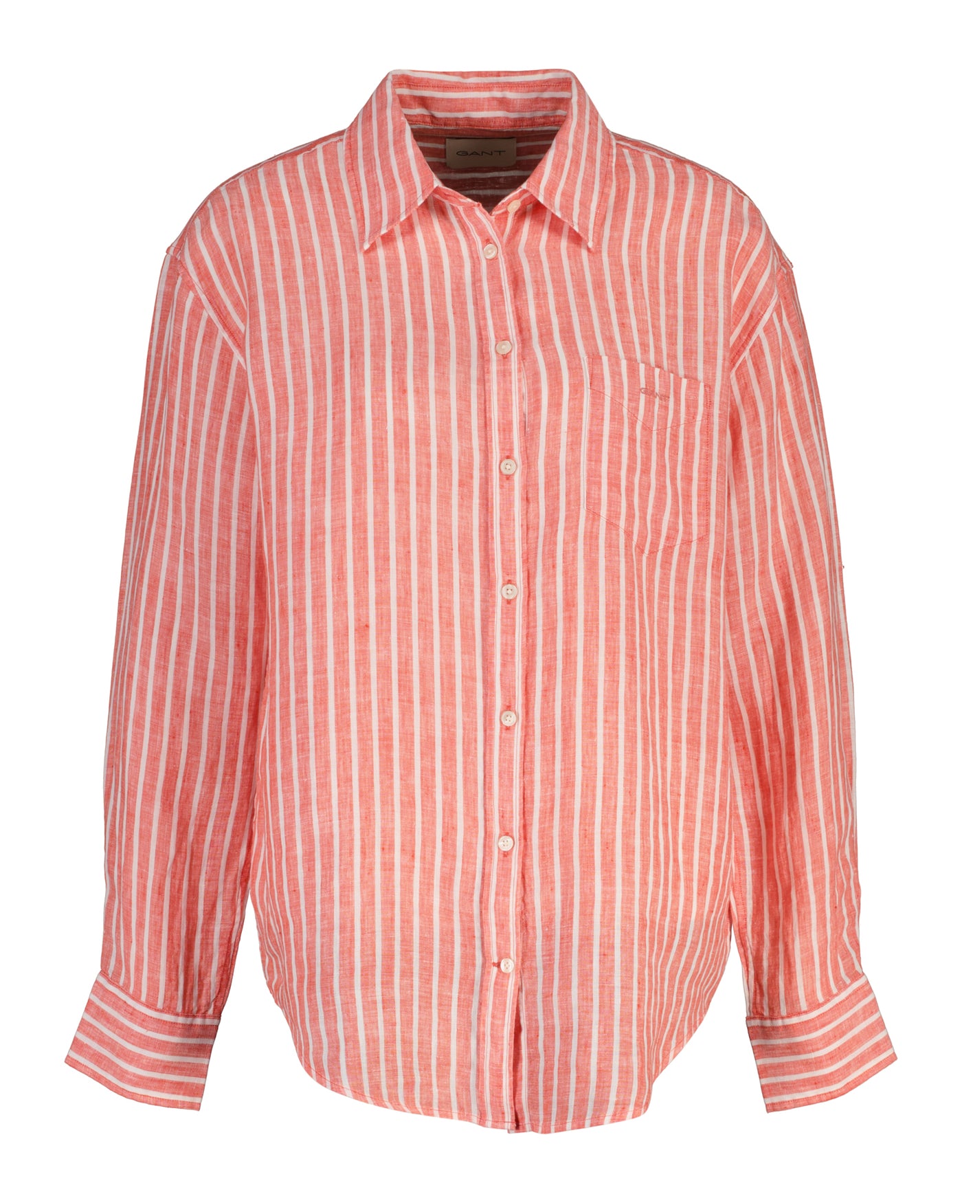 REL STRIPED LINEN LS SHIRT