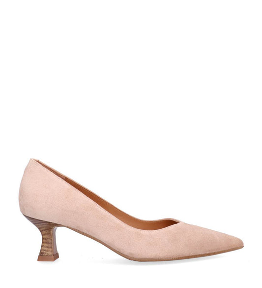 Dusty rose babysilk suede pumps