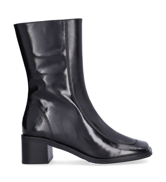 Black calf 80 Booties