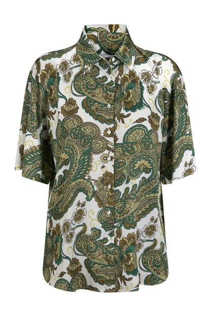 Santorini maxi shirt