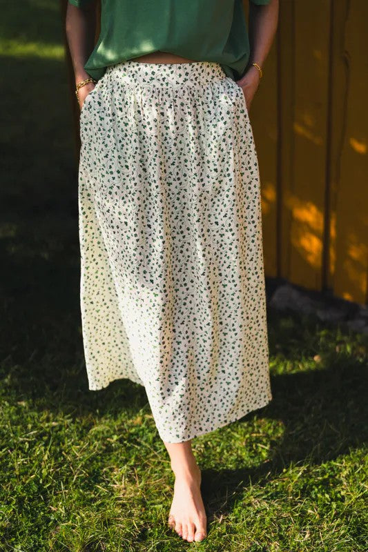 Astrid HW Skirt Eng Ivy Flower