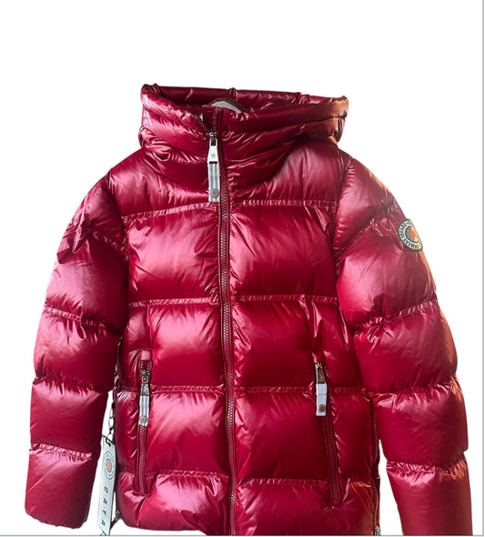 Erika Deep red dunjakke