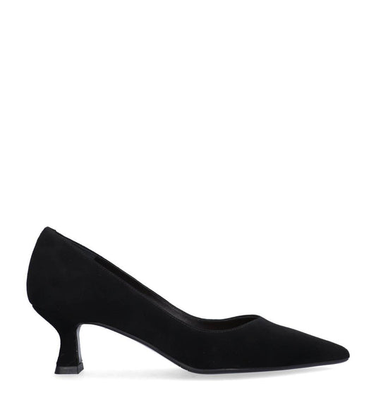 Black Suede Pumps