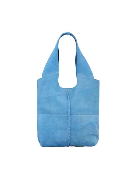 Suede Demi Bag azur