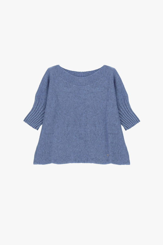 Boatneck genser
