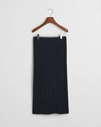 Wide Ribbed Wool skirt