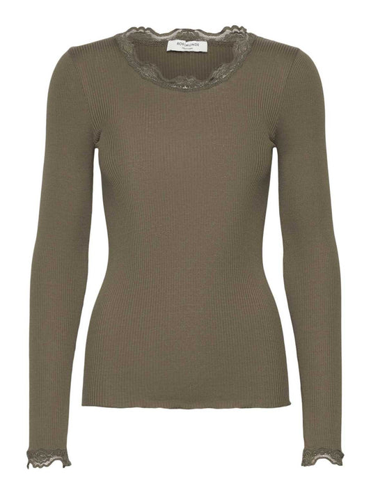 RW BAbett silk lace long sleeve