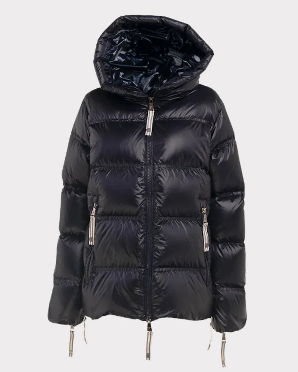 Erica matt sort jakke