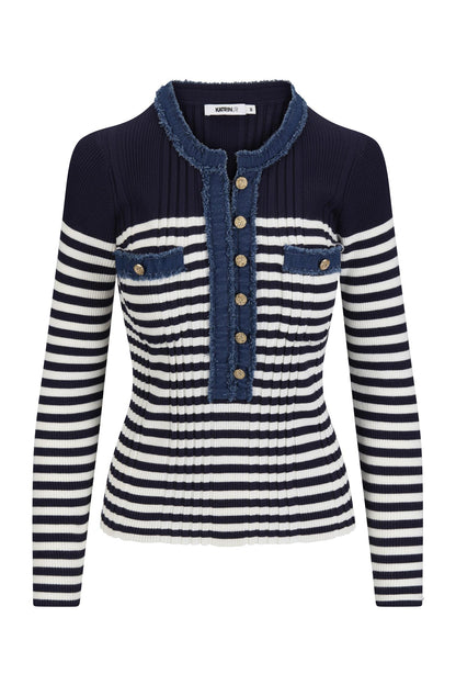 La Pullover stripe