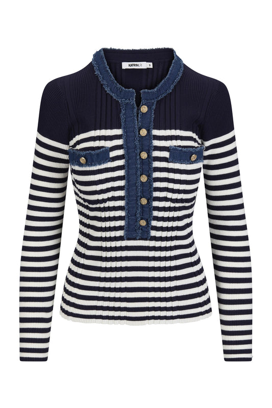 La Pullover stripe