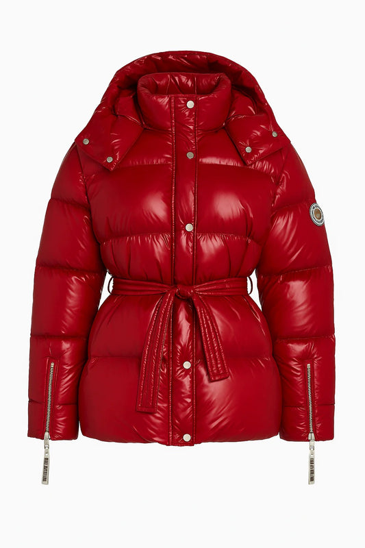 Jackie dunjakke deep red