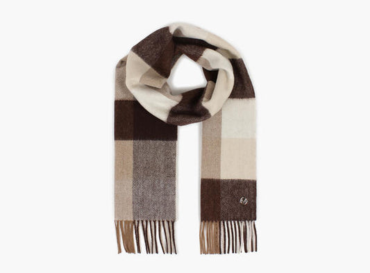 Montecristo multi farget skjerf bruntoner