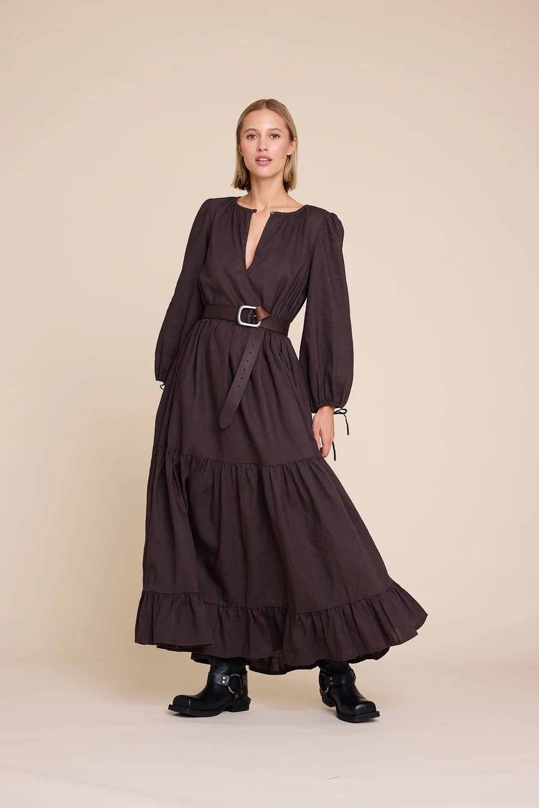 Muse linen kjole