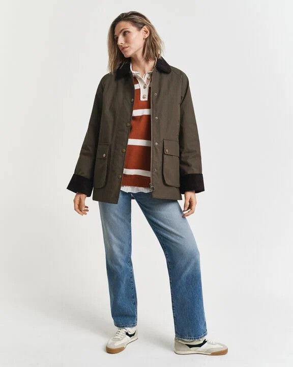 STRIPED KNIT RUGGER