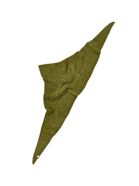 Alpaca-Wool Triangle Scarf