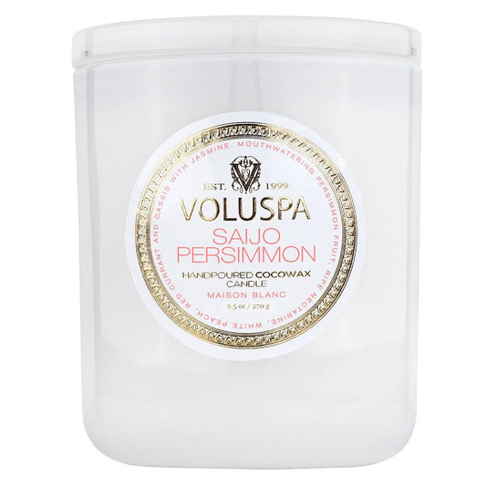 Voluspa Saijo persimmon Glass