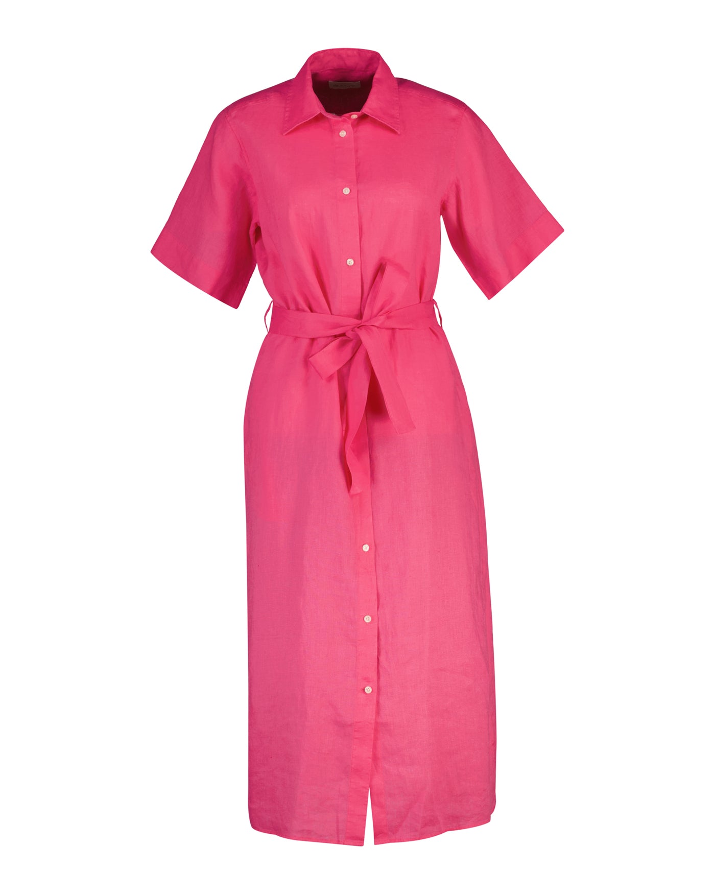 LINEN SS SHIRT DRESS